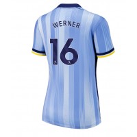 Camisa de Futebol Tottenham Hotspur Timo Werner #16 Equipamento Secundário Mulheres 2024-25 Manga Curta